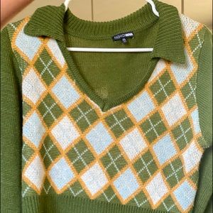 Fashion Nova cropped sweater.